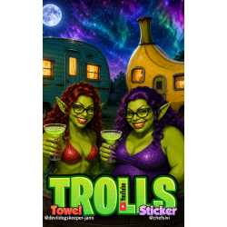 TROLLS ON A TOWEL TROLLS ON A TOWEL