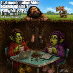 EDDIE FOUND THE #TROLLTUNNEL EDDIE FOUND THE #TROLLTUNNEL