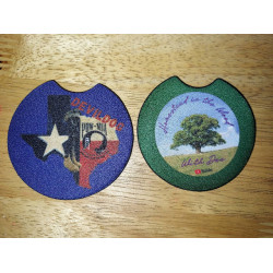 10 CUSTOM NEOPRENE CAR COASTERS